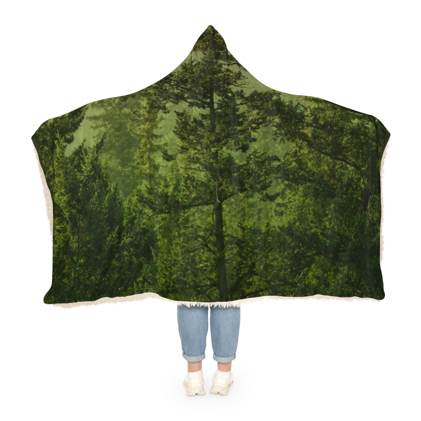 Mossy Green Tree Blanket