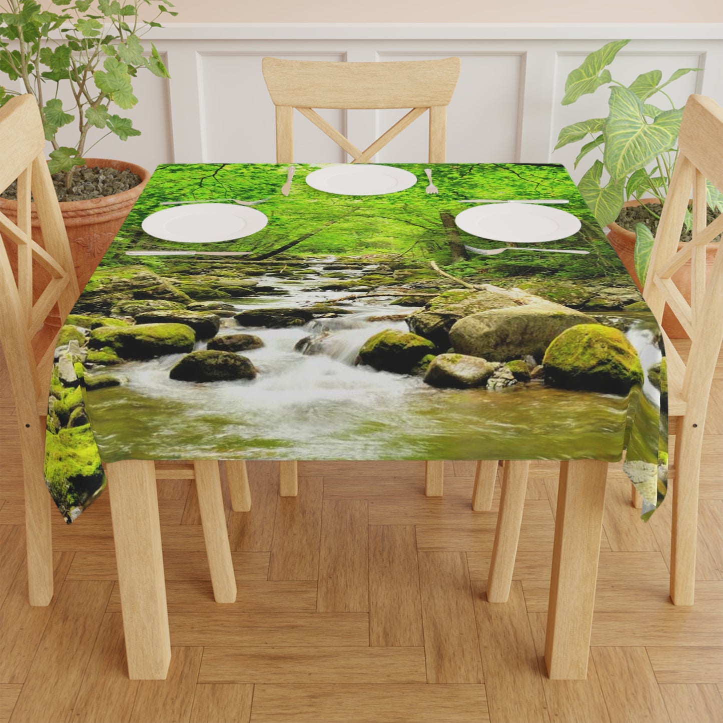 Forest Stream Tablecloth