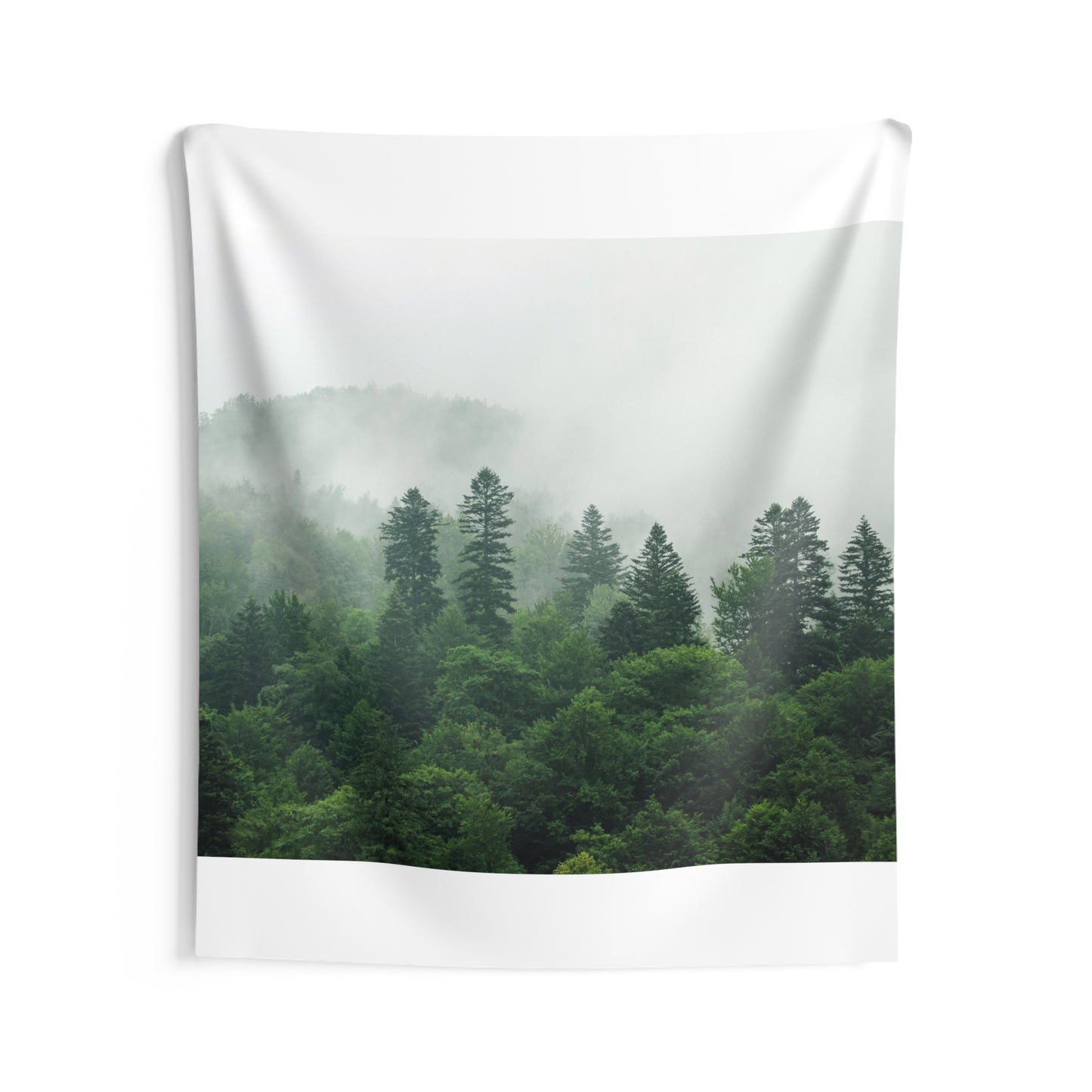 Foggy Mountain Indoor Wall Tapestries