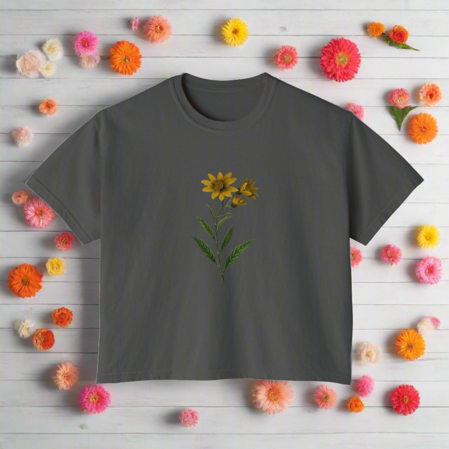 Pretty Flower Women's Boxy Tee