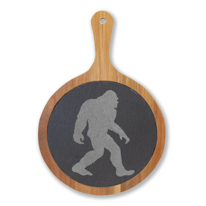 Bigfoot Charcuterie Board — Engraved Sasquatch Serving Platter