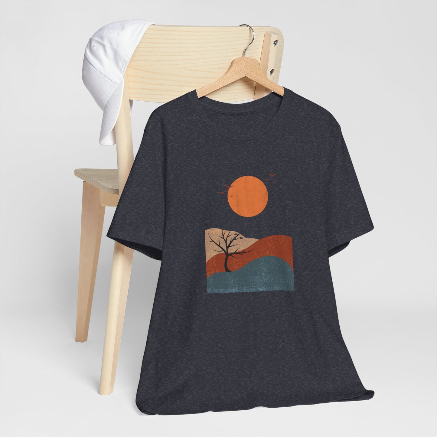 Orange Sunset Jersey Short Sleeve Tee