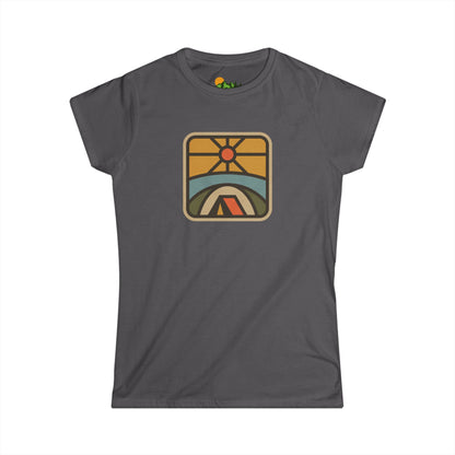 Retro Sunrise Camping Women's Tee