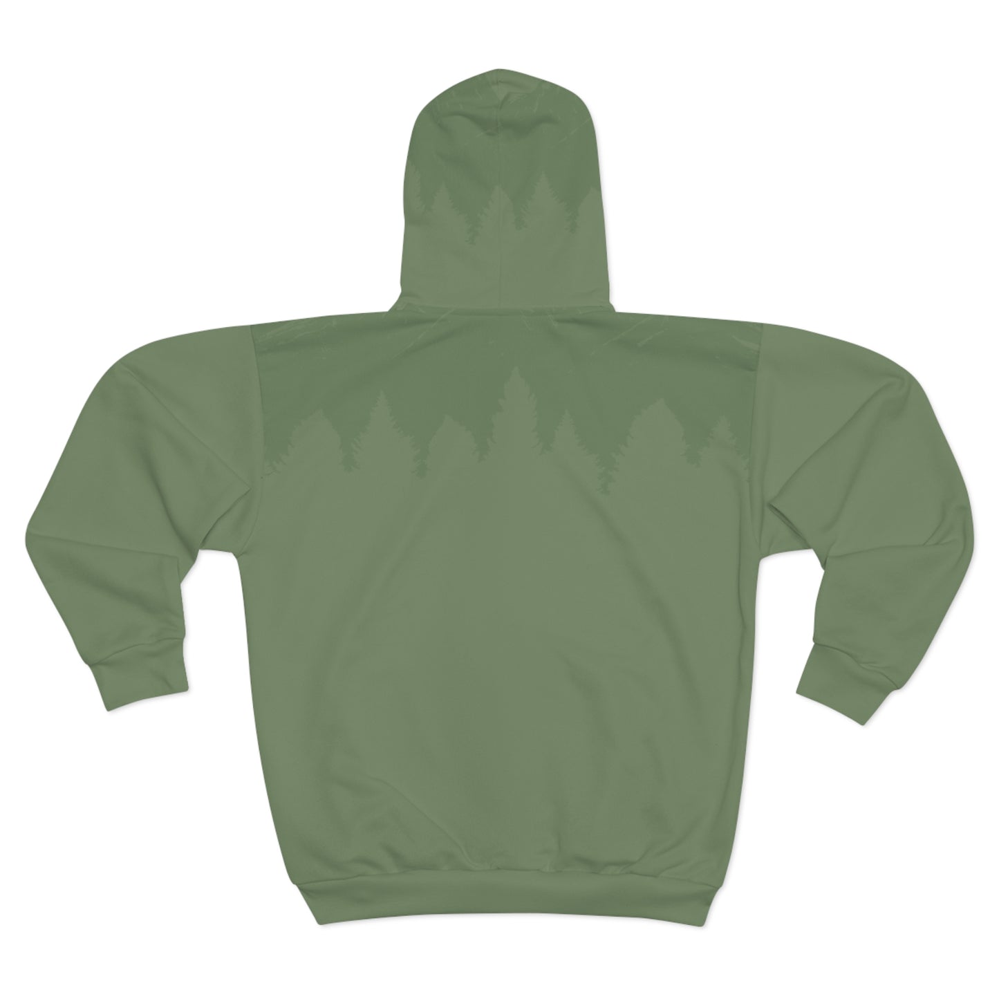 Green Mountain Shadow Zip Hoodie