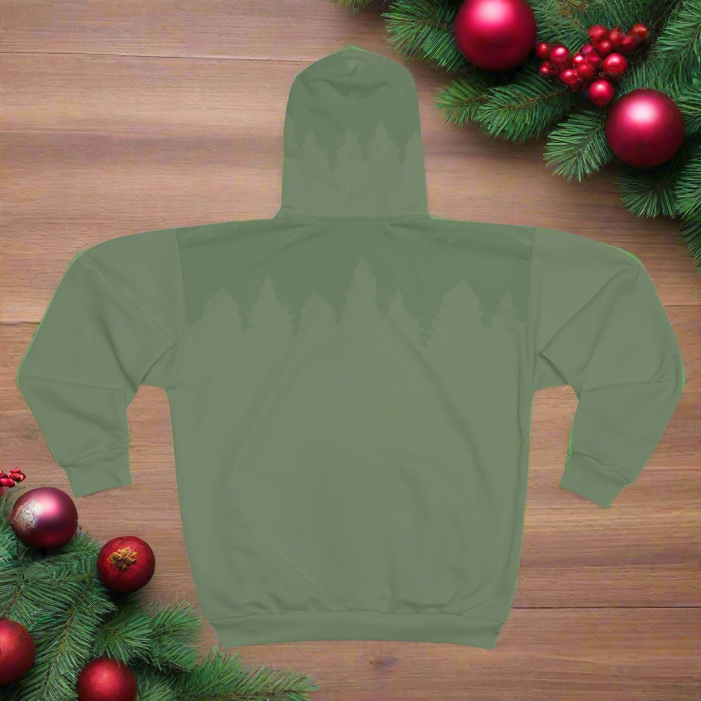 Green Mountain Shadow Zip Hoodie