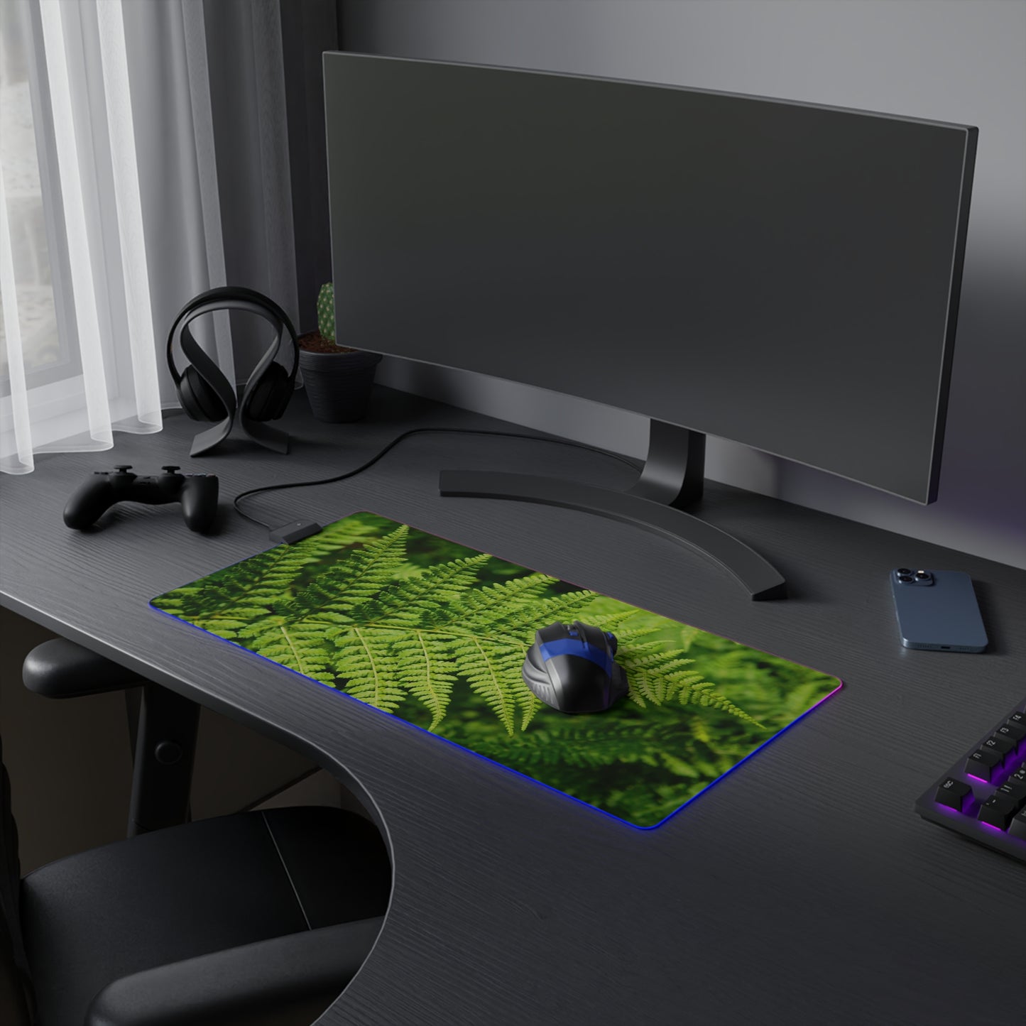 Fern LED Gaming Mouse Pad