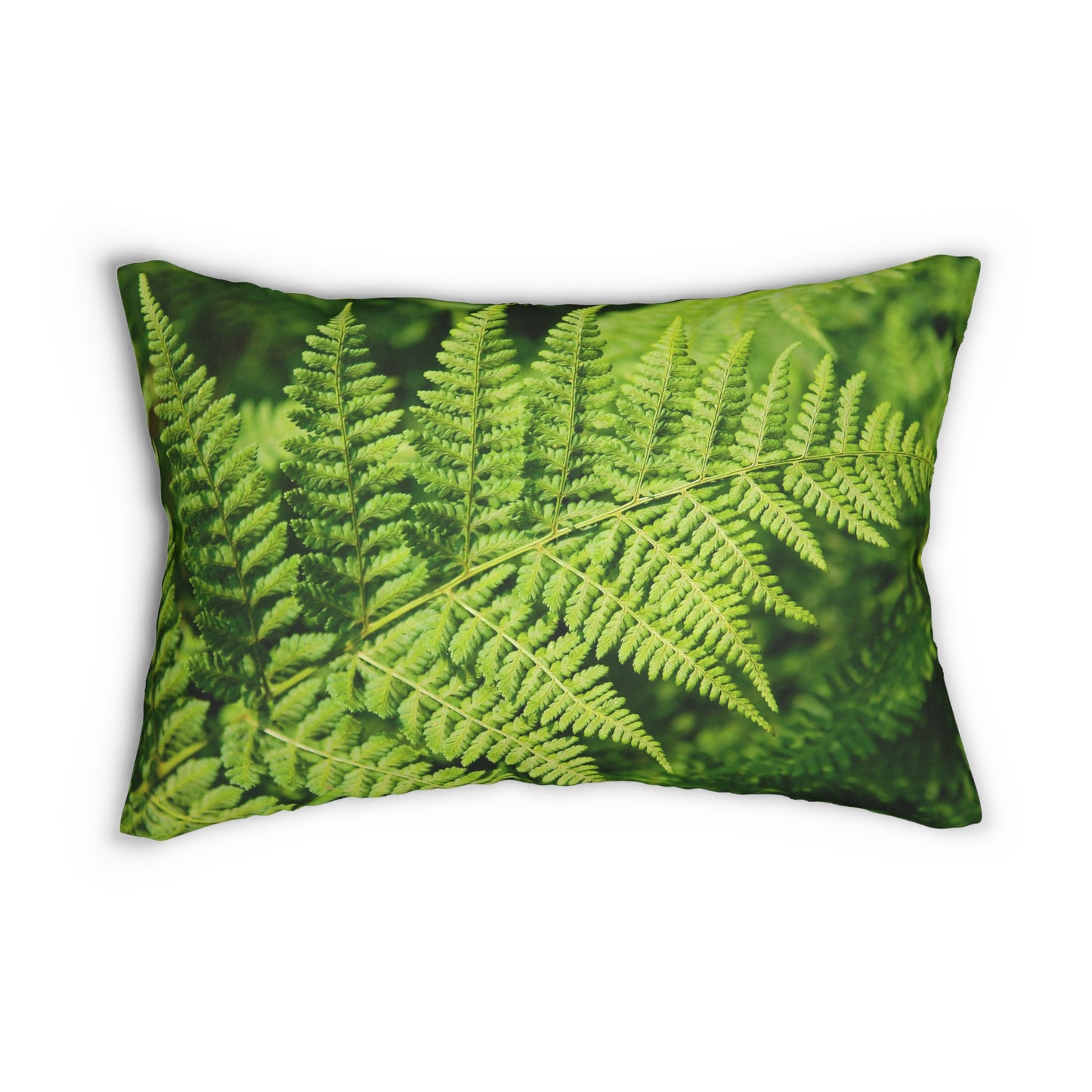 Forest Fern Spun Polyester Lumbar Pillow