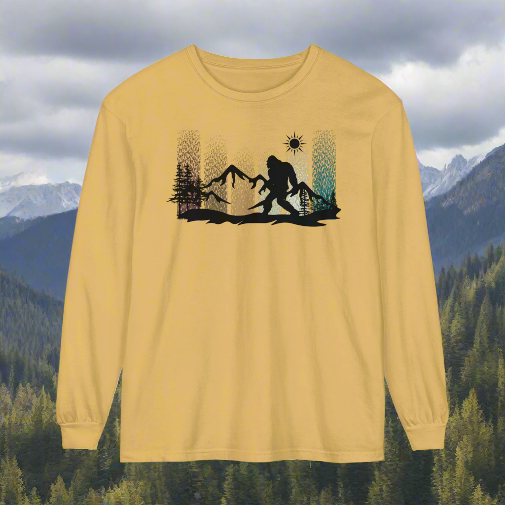 Bigfoot In the Woods - Long Sleeve Shirt