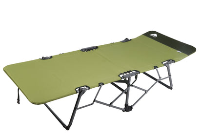 Adult Quick Fold Speedy Camp Cot, Green, 79"X 33" X 16"