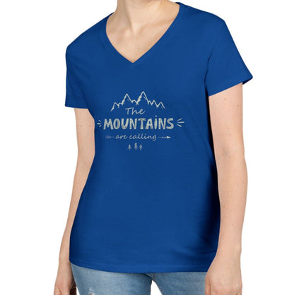 Mountains V-Neck T-Shirt