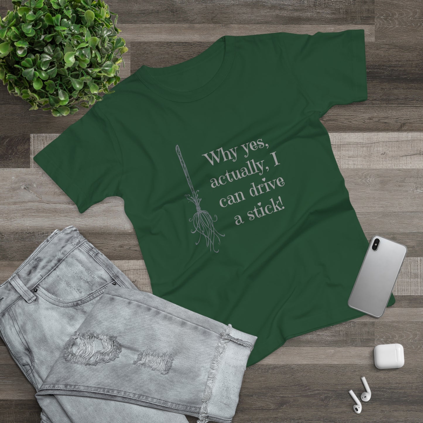 Why Yes I Can Drive Stick! -  Women's T-Shirt