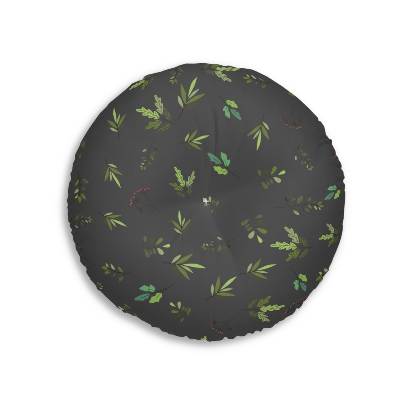 Green Leaves Floor Pillow