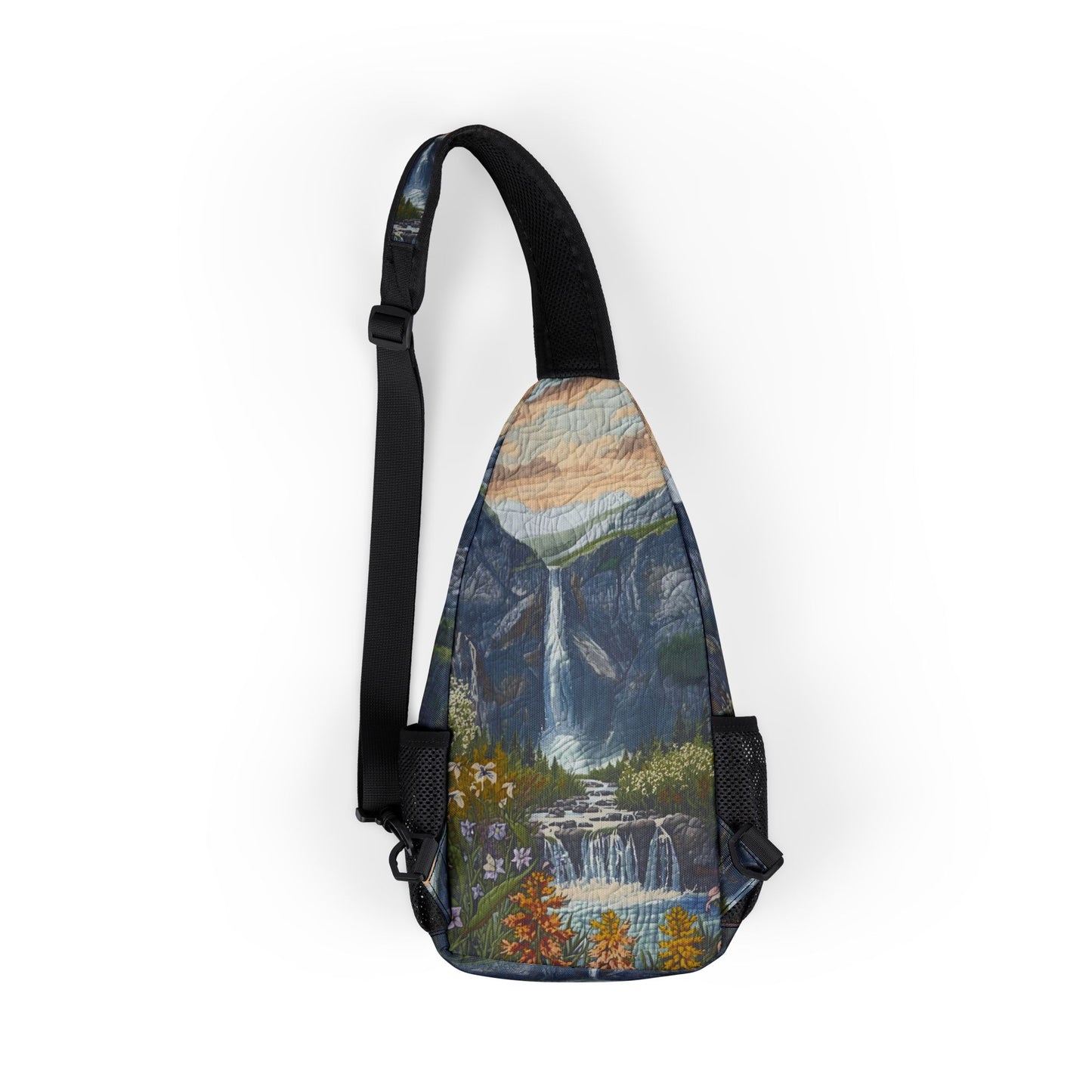 Flower Mountain Chest Bag