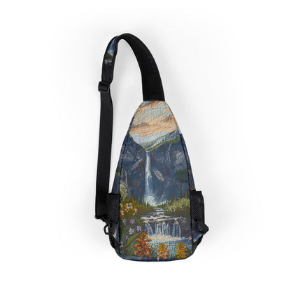 Flower Mountain Chest Bag