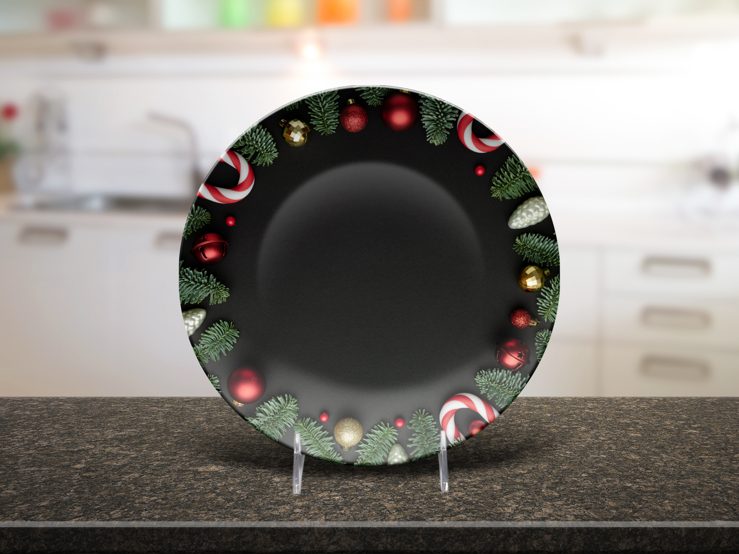 Candy Cane Plate