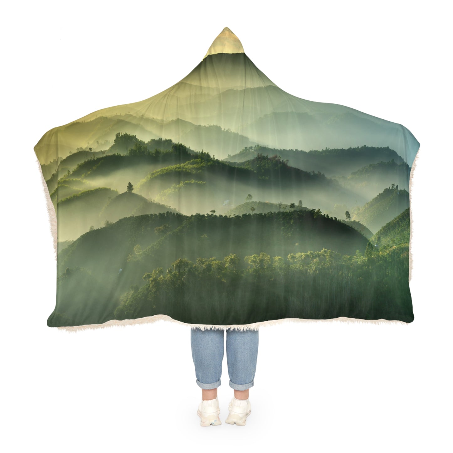 Mossy Mountain Top Blanket