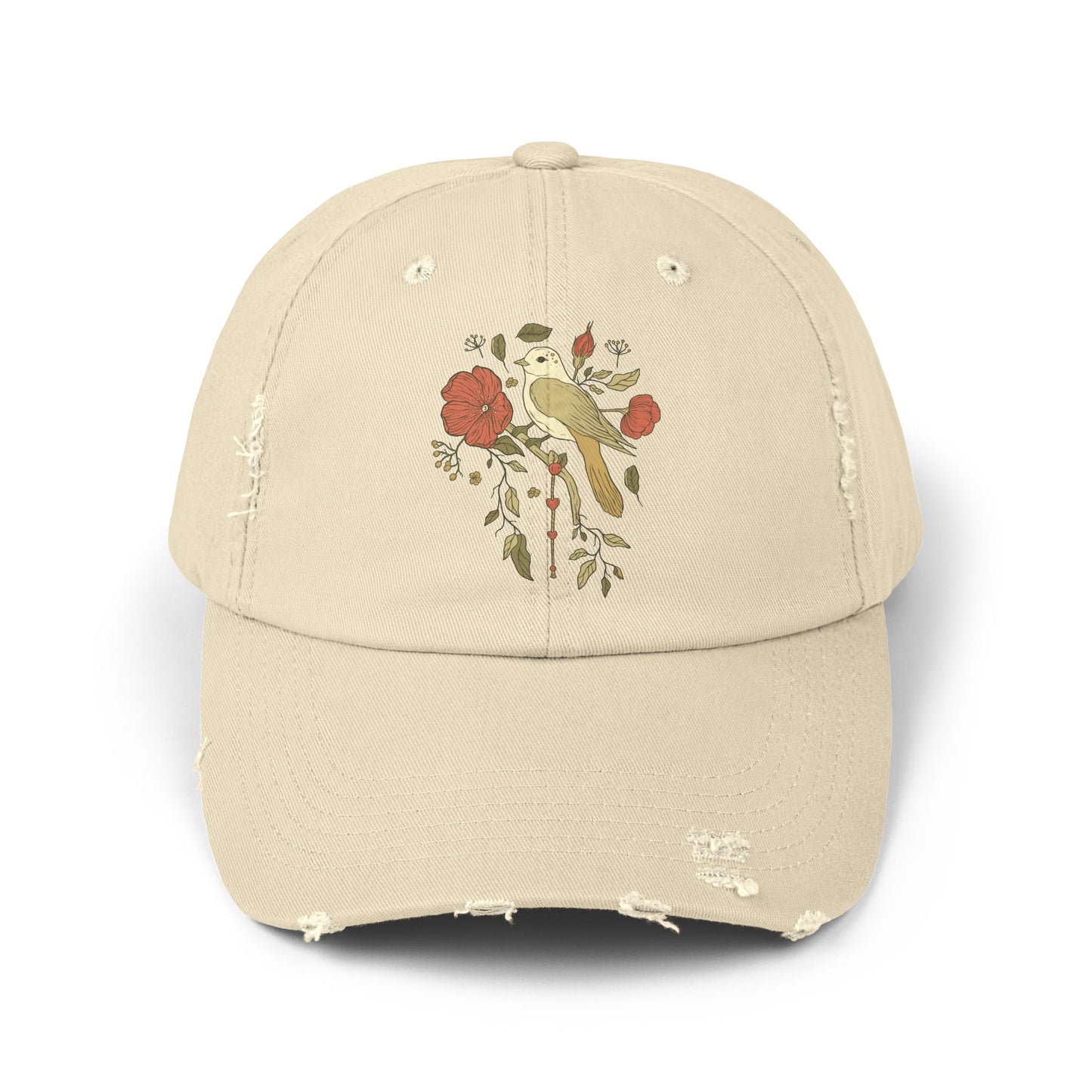 Hey Bird - Distressed Cap