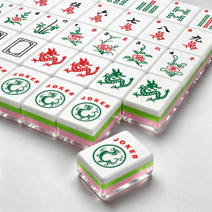 4 Layer Mahjong Tiles Set - Multiple Style Available