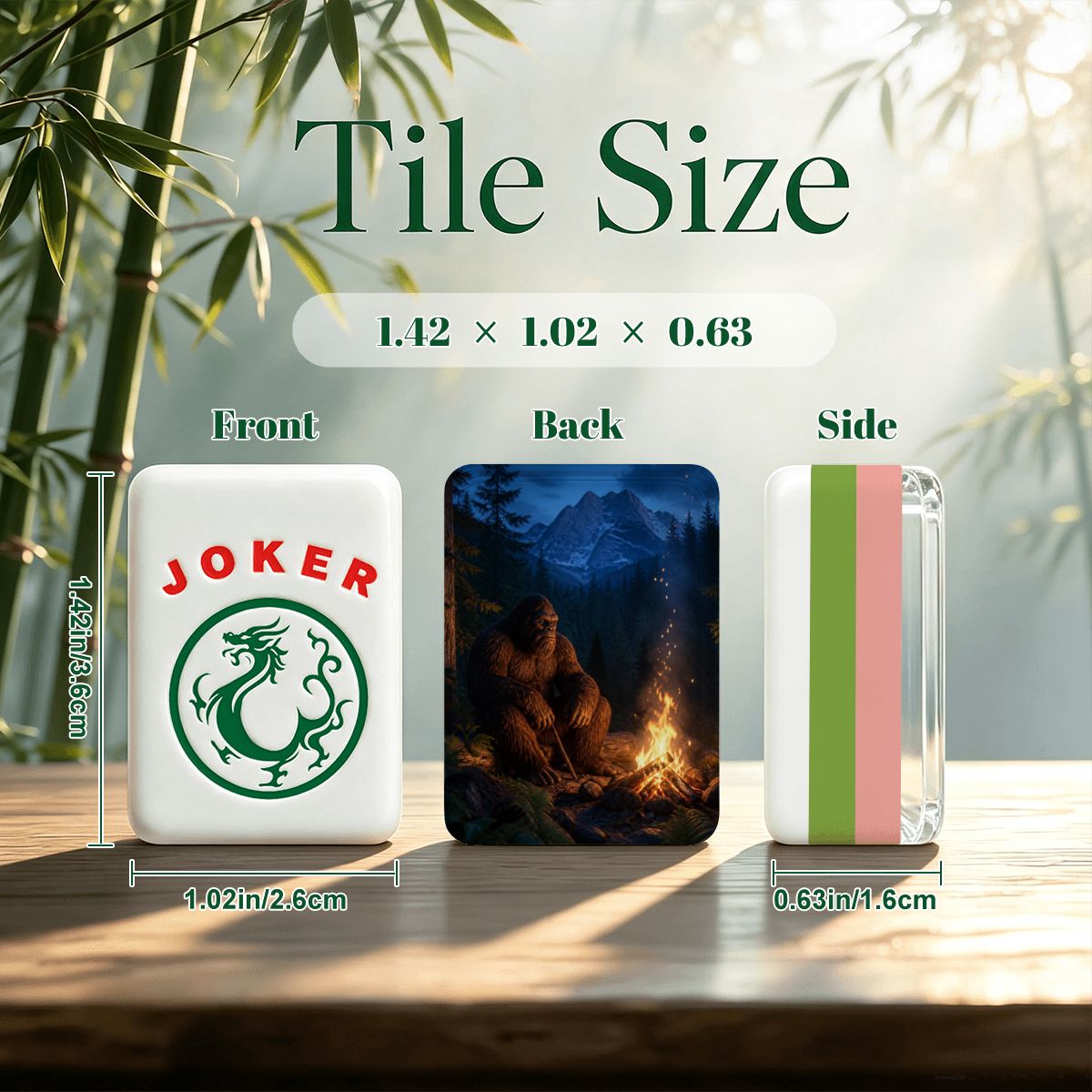 4 Layer Mahjong Tiles Set - Multiple Style Available