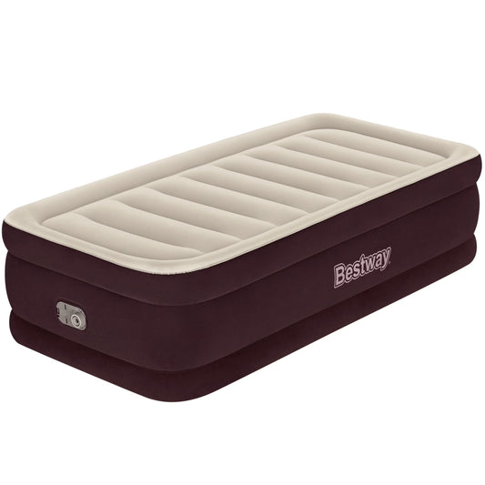® Maroon Tritech Airbed Twin 20" with Built-In AC Pump