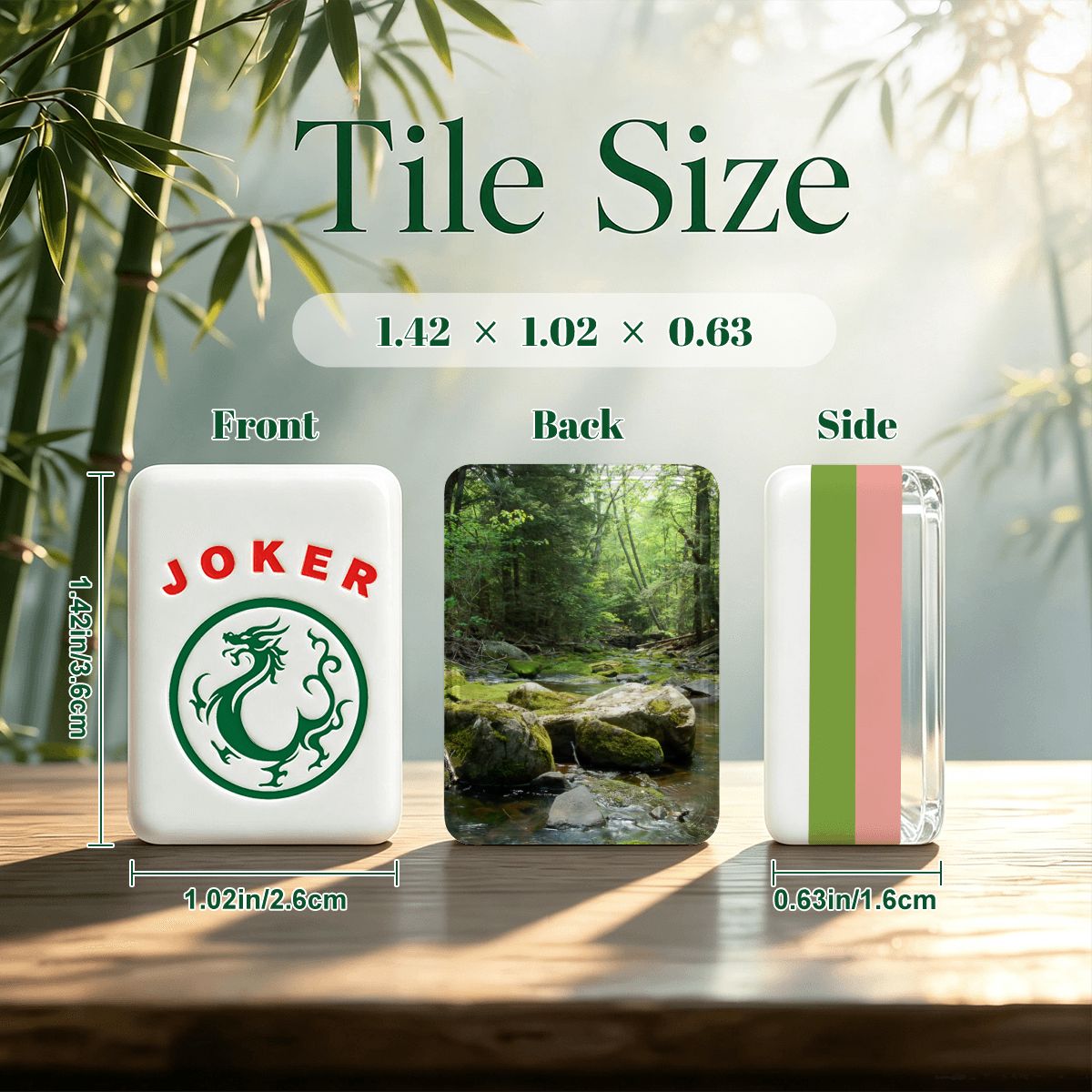 4 Layer Mahjong Tiles Set - Multiple Styles Available