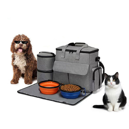 Pet Travel Bag Kit - Convenient Large-Capacity