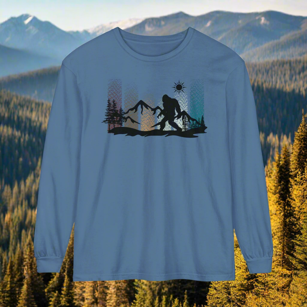 Bigfoot In the Woods - Long Sleeve Shirt