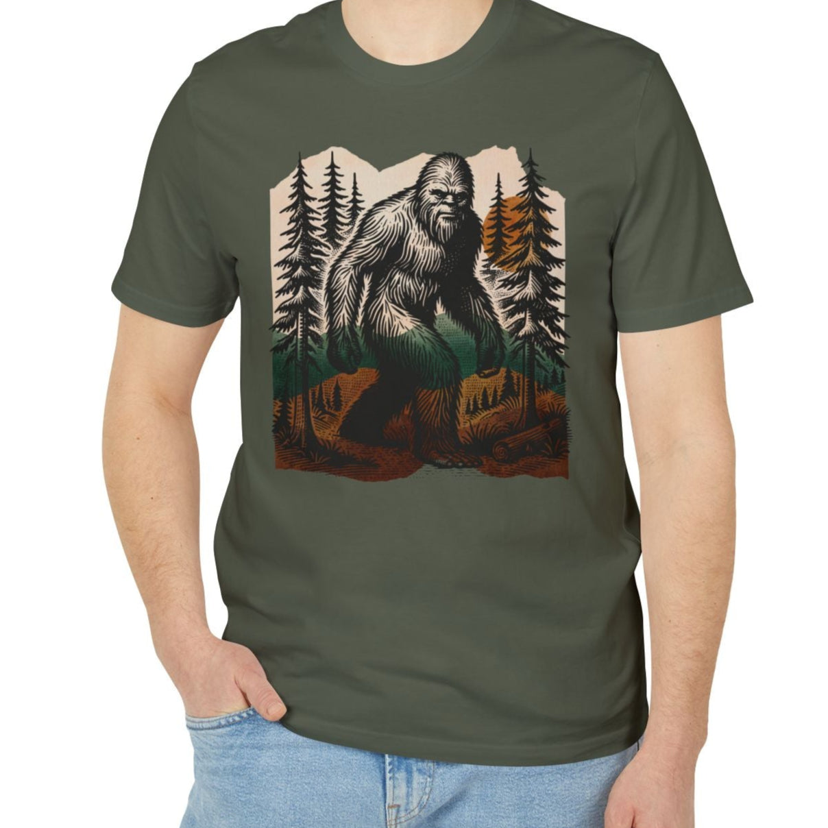 Bigfoot Hide and Seek T-shirt