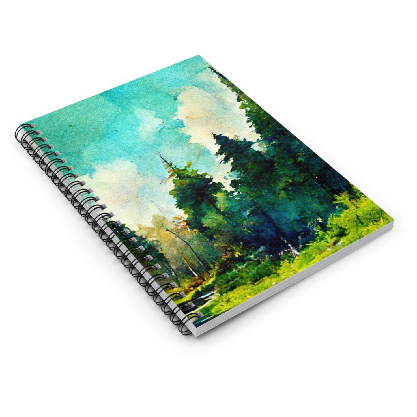 Mountain Water Spiral Notebook - Ruled Line