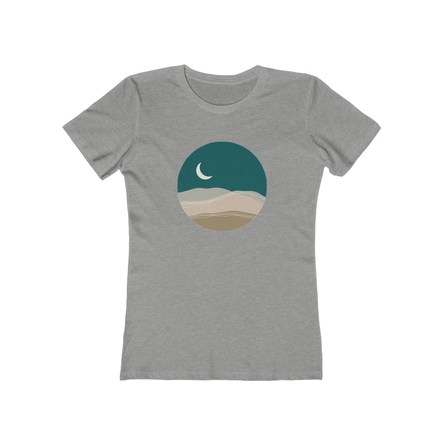 Sleeping Moon - The Boyfriend Tee for Women