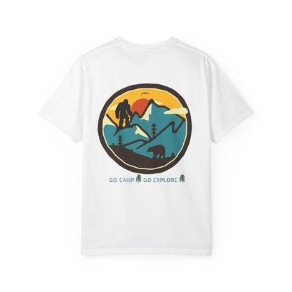 Bigfoot In the Mountains Unisex T-shirt