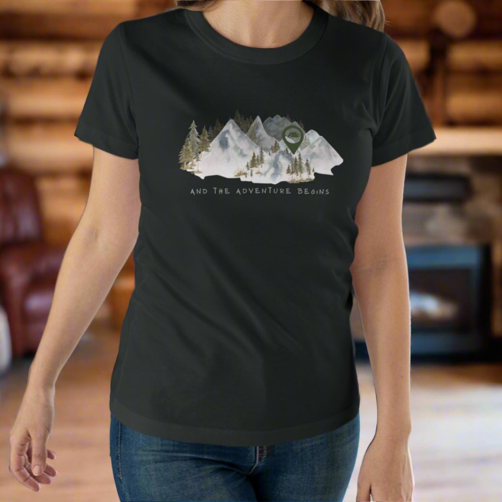 Adventure Begins - Women's T-shirt