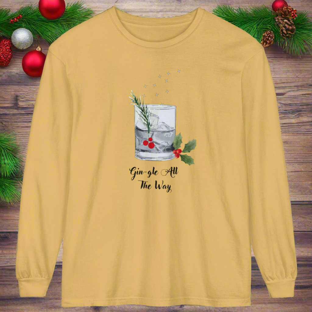 Gin-gle All The Way Long Sleeve T-Shirt