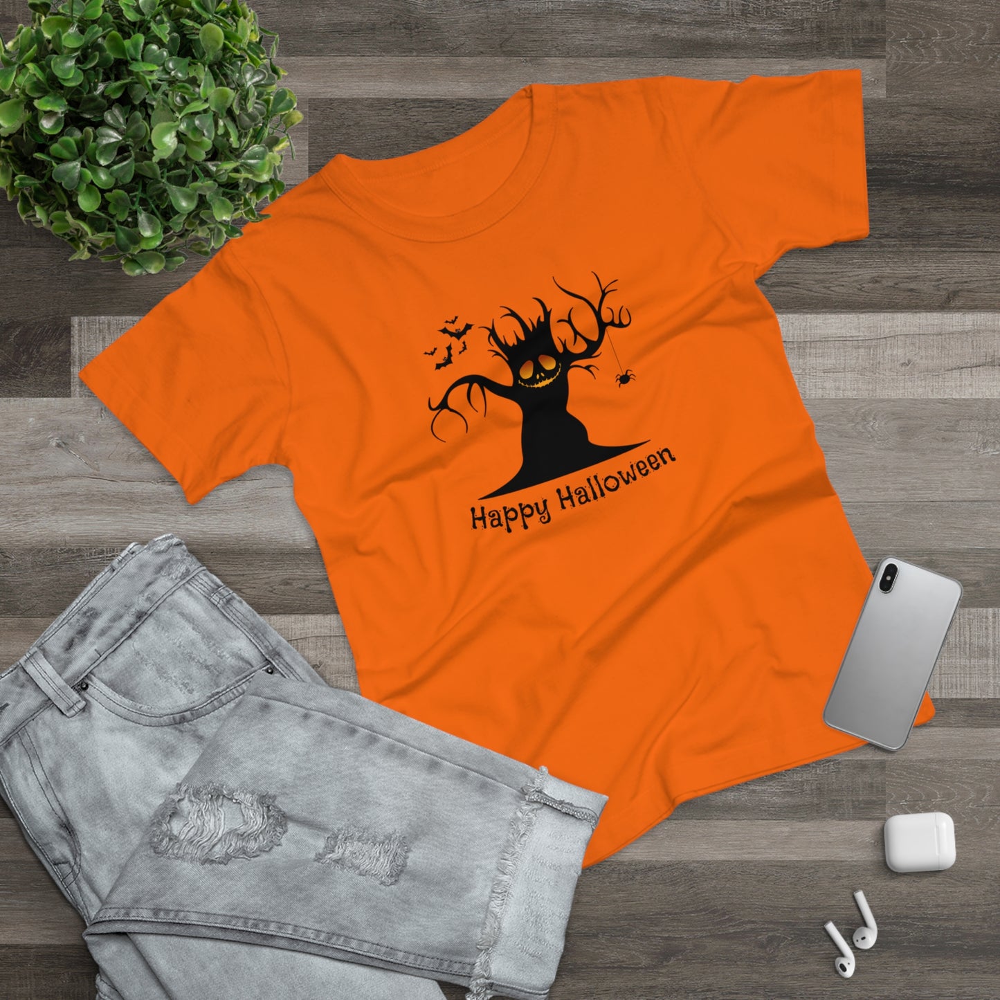 Happy Halloween Spooky Tree  - Women’s Tee