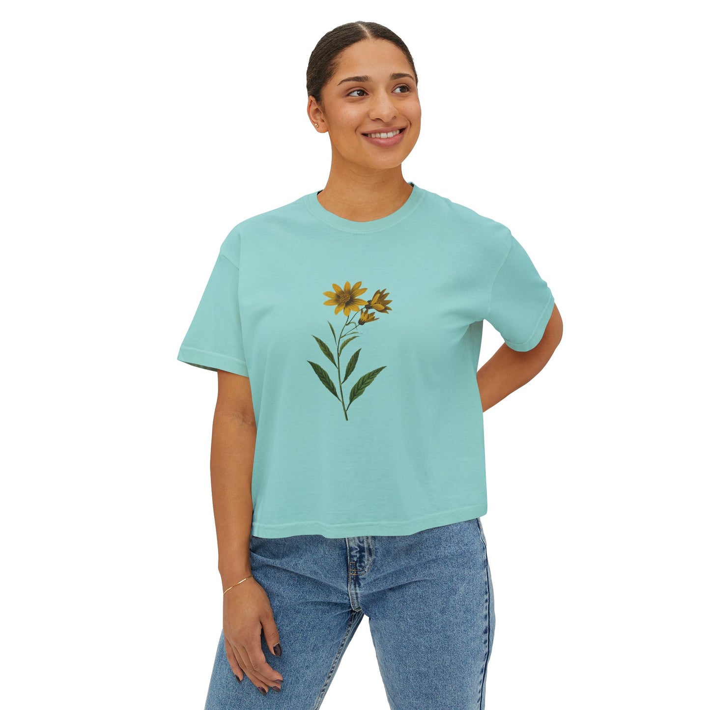 Pretty Flower Women's Boxy Tee