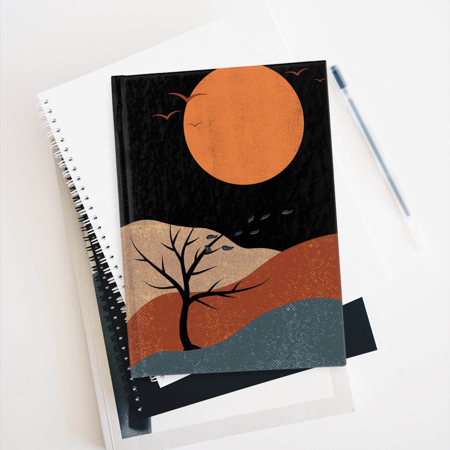 Orange Sunset Journal