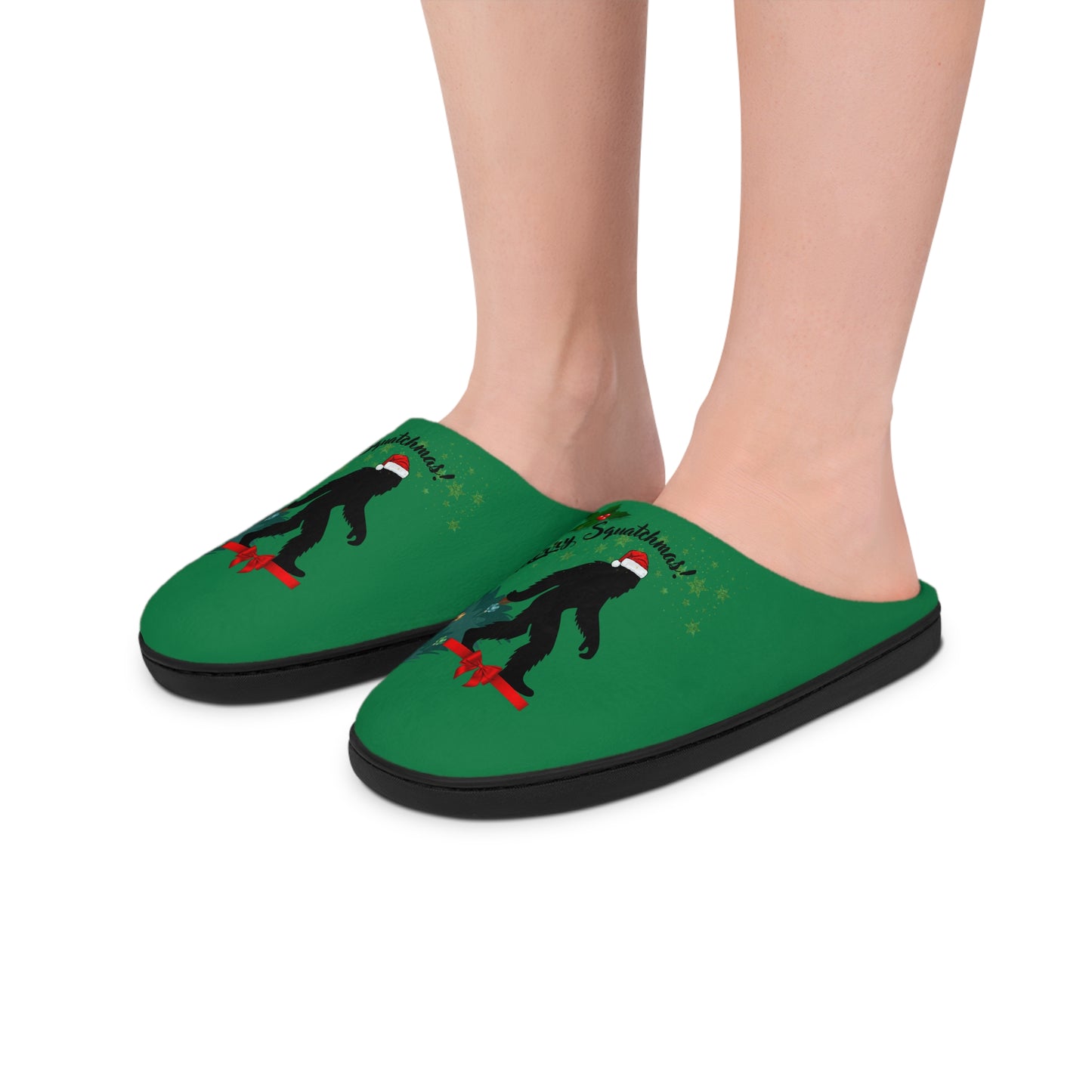 Merry Squatchmas - Women's Slippers