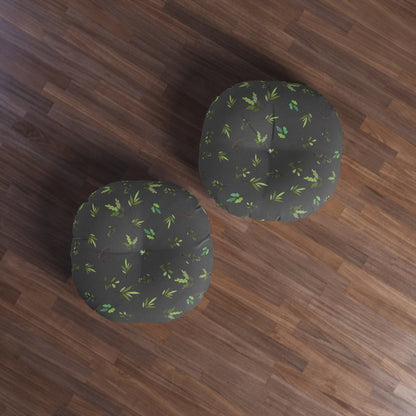 Green Leaves Floor Pillow