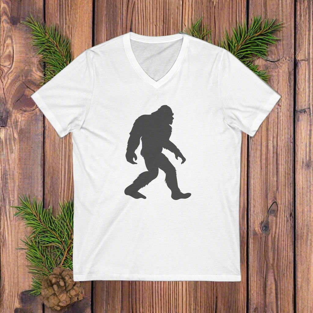 Bigfoot Women's V Neck T-shirt