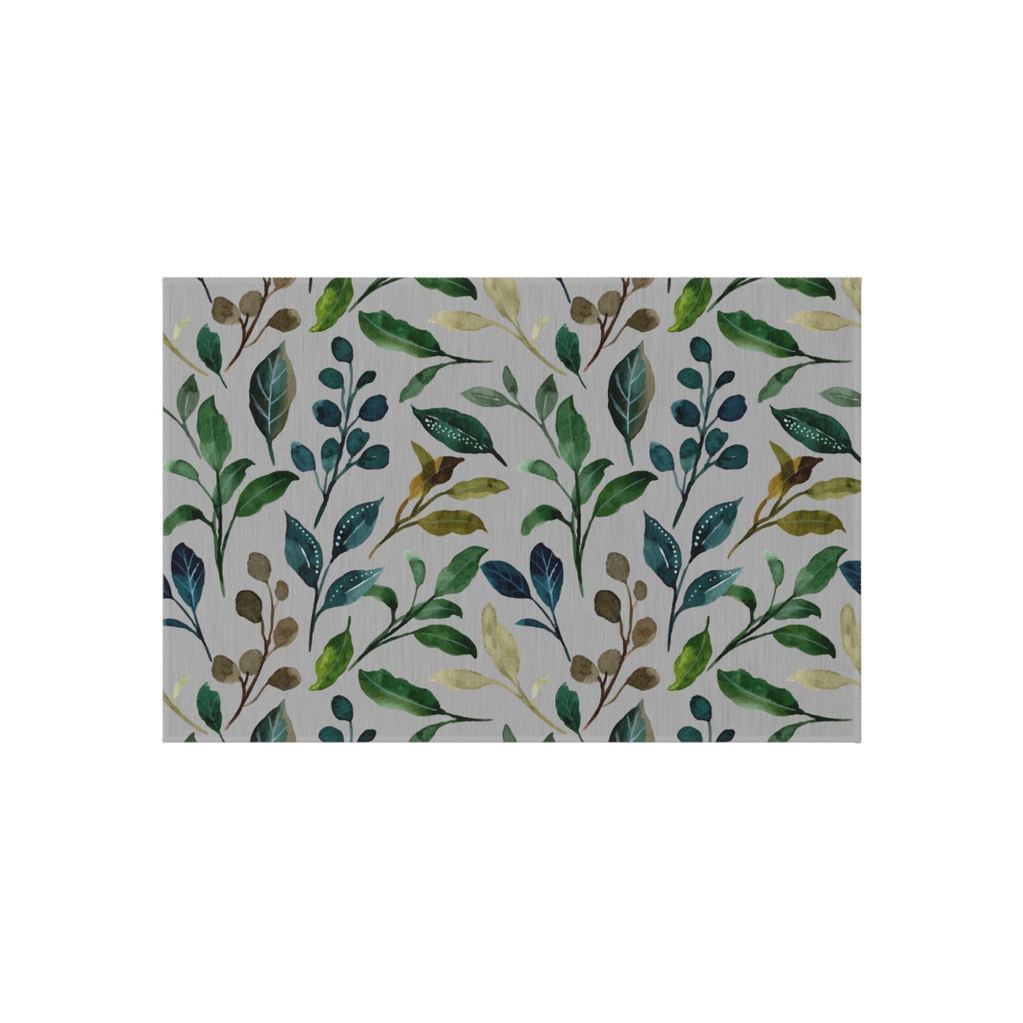 Green Leaves Outdoor Rug