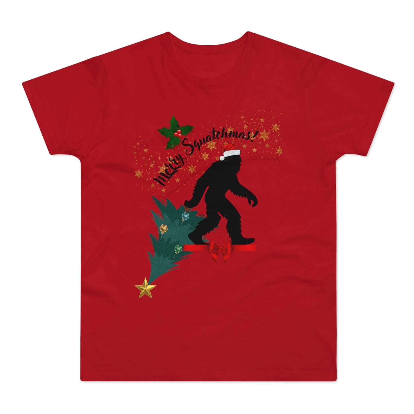 Merry Squatchmas T-shirt for Men