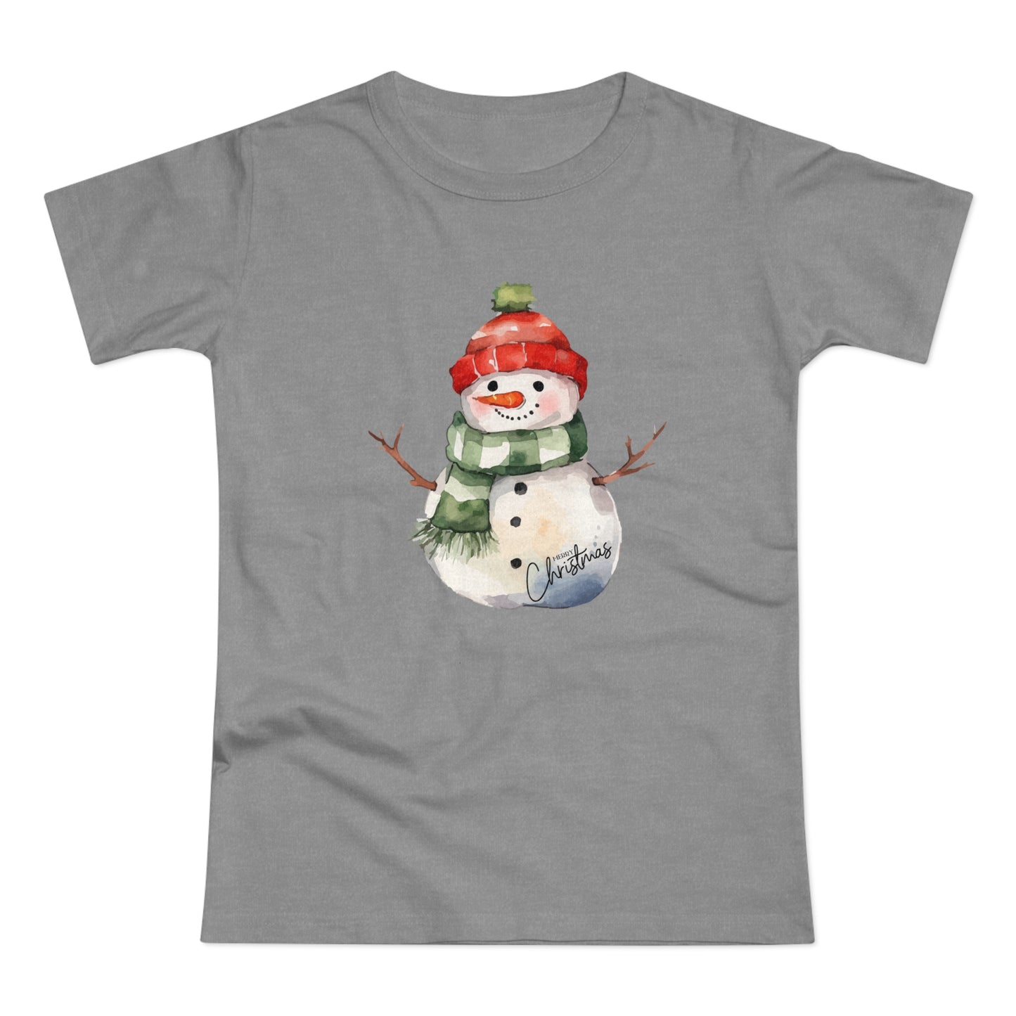 Merry Christmas Snowman Top Women's T-shirt