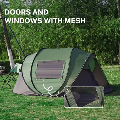 Automatic 3-4 Person Waterproof Camping Tent