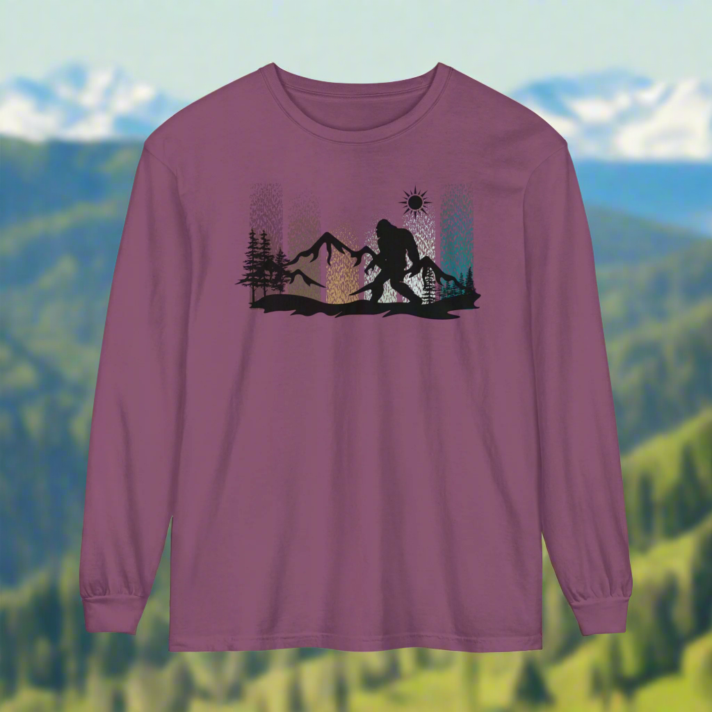 Bigfoot In the Woods - Long Sleeve Shirt