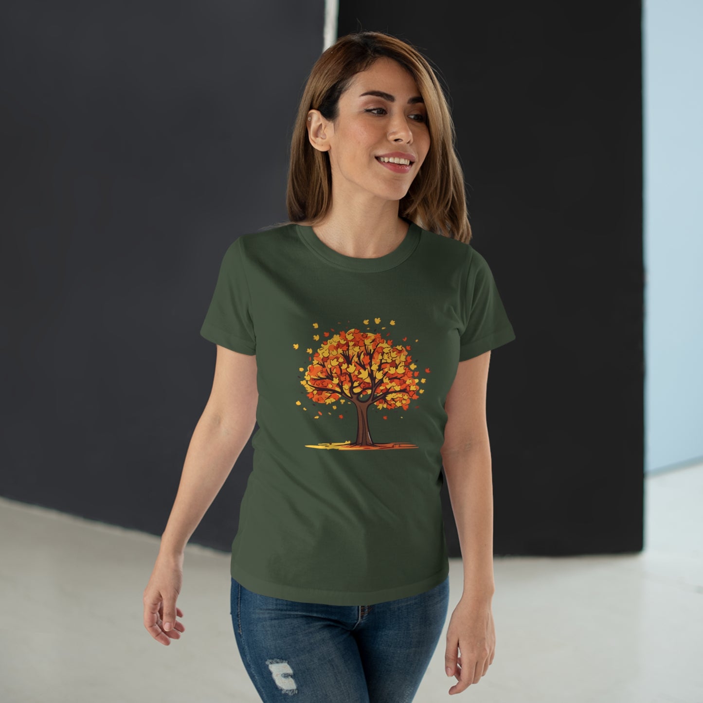 Leaves of the Fall - Women’s Maple Tee