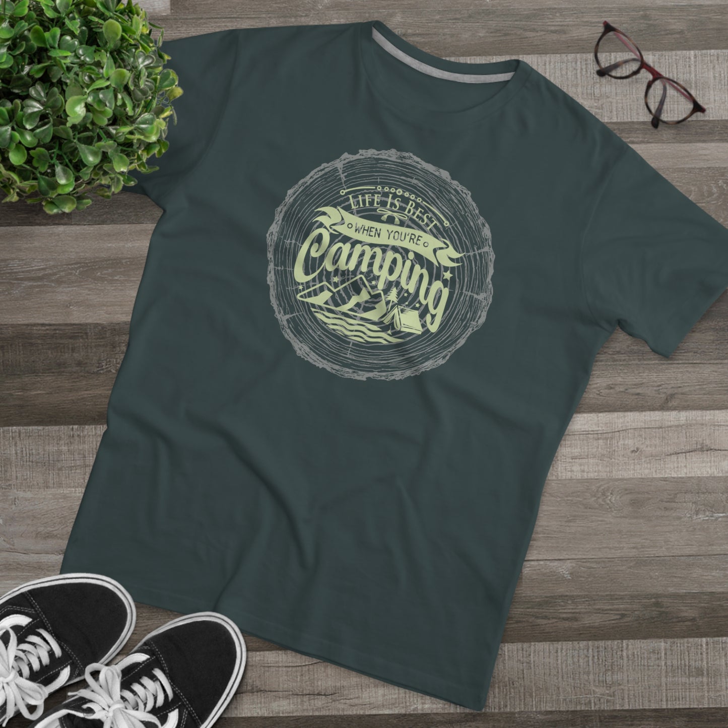 Life Is Best When Your Camping - Men's T Shirt