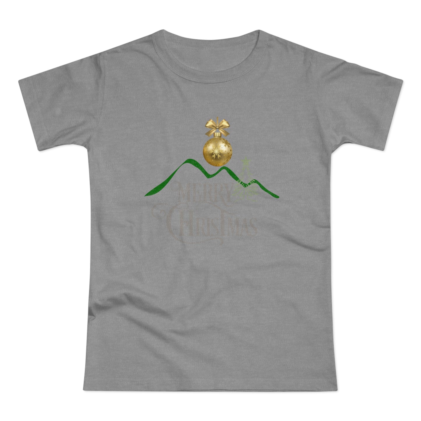 Merry Christmas Mountain Top Women's T-shirt