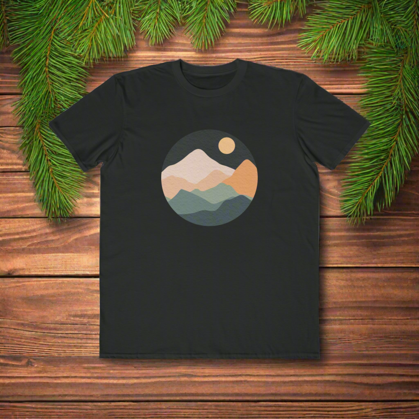 Midnight Mountain Men's Lightweight Tee