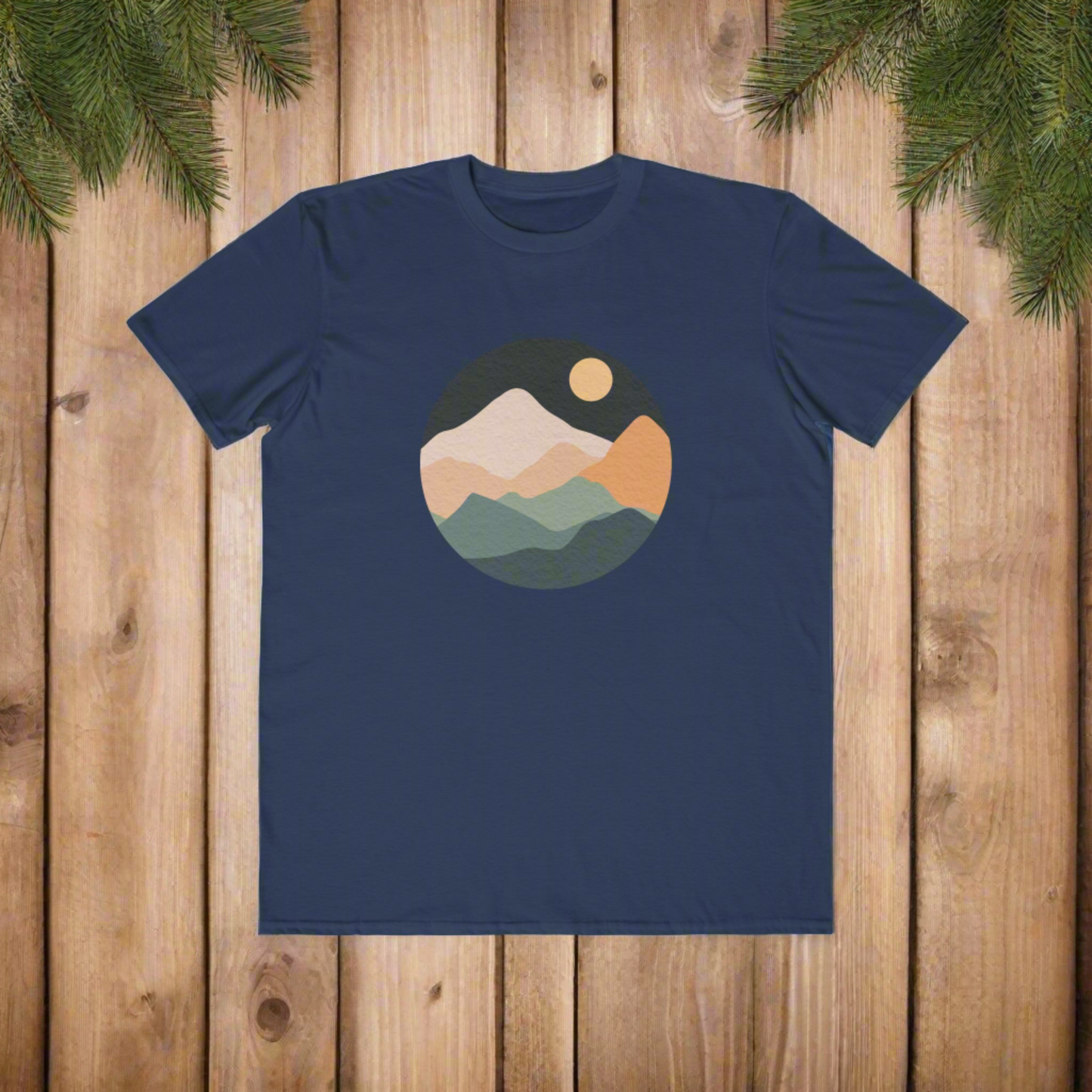 Midnight Mountain Men's Lightweight Tee