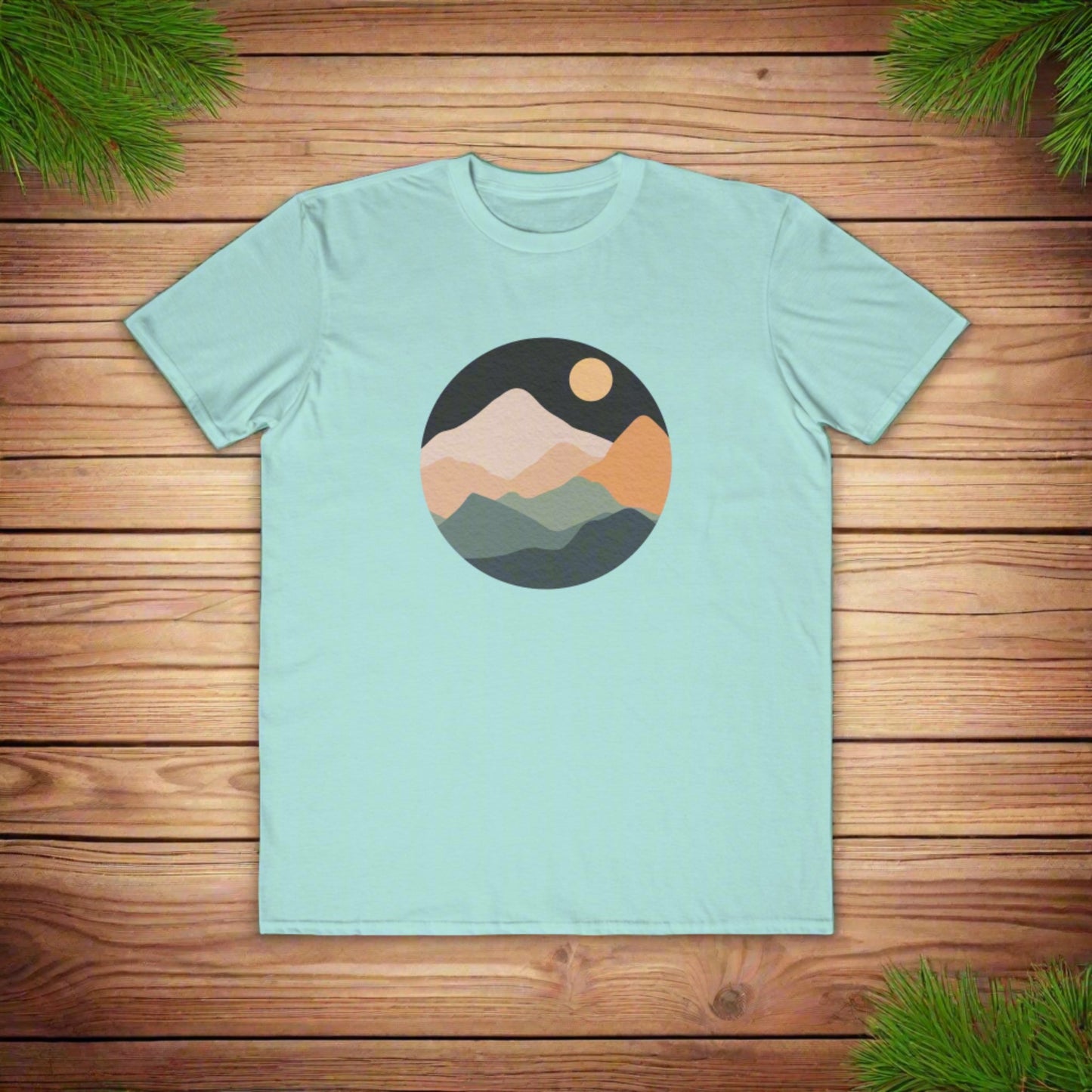 Midnight Mountain Men's Lightweight Tee